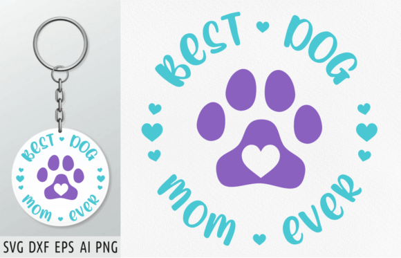 Dog Mom SVG for Crafts and Graphics Branding