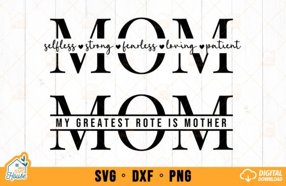 Mom Monogram SVG: Crafts & Graphics for Branding