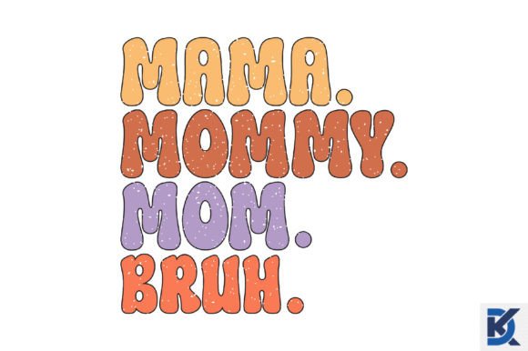 Retro Mama SVG for Crafts and Graphics